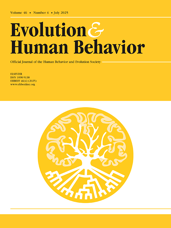 Evolution and Human Behavior cover
